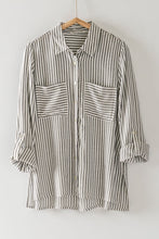 Load image into Gallery viewer, Bethany Striped Black and White Top
