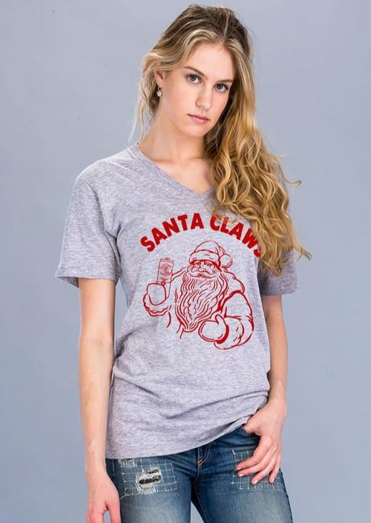 Santa Claws Graphic T Shirt